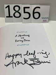 SIGNED A Meatloaf In Every Oven By Frank Bruni & Jennifer Steinhauer 1st Ed 2017