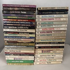 Agatha Christie Paperback Lot 47 Books Poirot Marple Mystery Reader Set NO DUPS