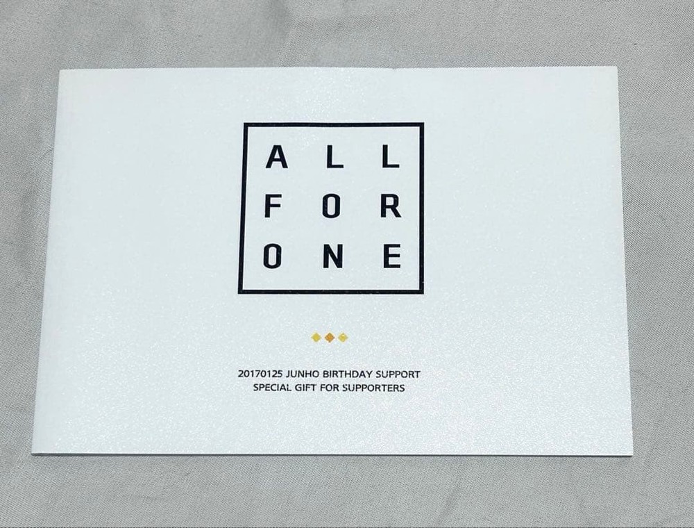 Lee Junho ALL FOR ONE Fan Site Photobook Korean 8.3in