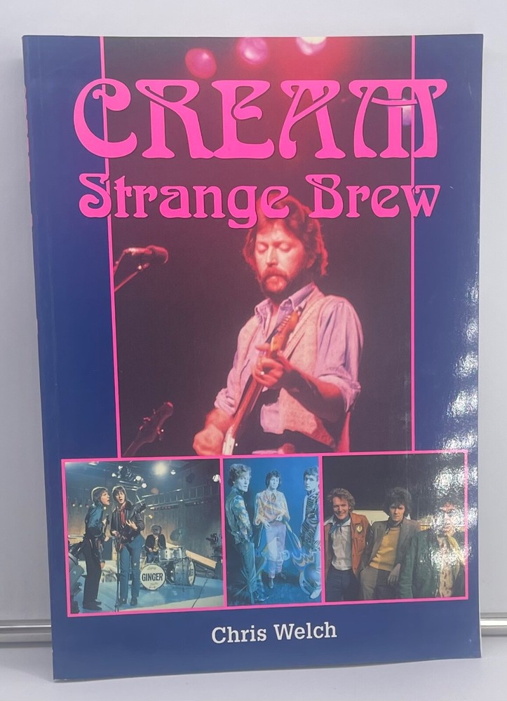 Cream: Strange Brew by Chris Welch, 1994 Near Fine trade paperback, Castle Comm.