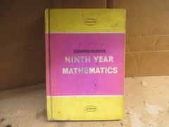 VINTAGE TEXTBOOK comprehensive 9TH year mathematics DRESSLER AMSCO 1966