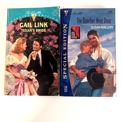 Contemporary Romance Paperback Book Graham Rimmer Flynn Mallery Jackson 15x