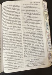 NIV Super Giant Print Reference Bible 2011 Brown Leathersoft 16.5pt Font – EUC