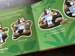 BLUEY Board Books -Set of 2 – The Beach / The Creek – Puffin 2018 – As New Cond.
