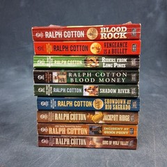 Ralph Cotton Western Lot 9 PB Books Mixed Titles Action Western Set