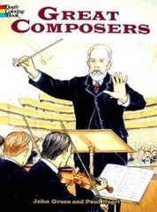Great Composers (Dover History Coloring Book) – Paperback By Green, John – GOOD