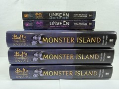 Lot Of 5 Buffy The Vampire Slayer Angel Monster Island Hardcover Books + Unseen