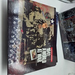 USPS WW2 Remembered Box Set in Slip Case 5 Stamp Albums Plus Complete Stamp Sets