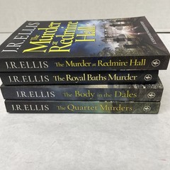 J.r. Ellis First 4 of Yorkshire Murder Mysteries (See Photos for Titles)
