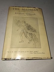 The Madman His Parables and Poems by Kahlil Gibran (1947 Hardcover) 10th Print