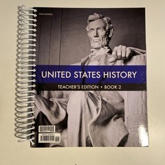 BJU United States History (5th ed) Teacher’s Edition Book 1 & 2