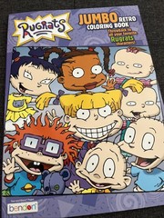Bendon – Rugrats Jumbo Retro Coloring Book | 80 Pages of Nostalgic Fun