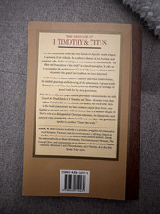 The Message of 1 Timothy and Titus Paperback John R. W. Stott