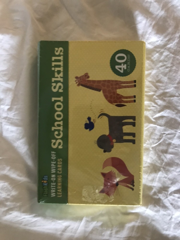 Write-On Wipe-Off Learning Cards: School Skills Cards – 03/2013