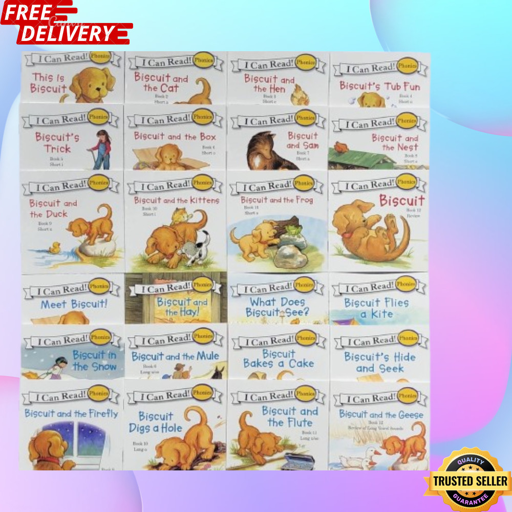 Biscuit I Can Read Phonics 24 Book Lot Kids Early Readers Learn to Read