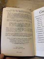 NIV Pocket Thin New Testament with Psalms & Proverbs 1984 Bonded Leather