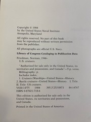 U. S. Cruisers Illustrated Design History Norman Friedman Naval Institute Press