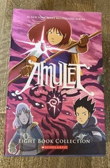 AMULET BOX SET PLUS ONE – 9 SOFT COVER BOOKS – LOT