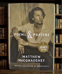 Poems & Prayers Matthew McConaughey Signed Hardcover 1st Edition BN Exclusive