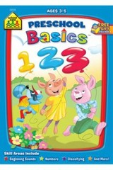 School Zone Preschool Basics Workbook: 32- paperback, School Zone, 9781589474352