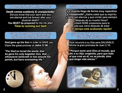 200 Full-Color Gospel Bible Tracts in English & Spanish | 4 Assorted Covers