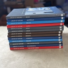 The Library of Nations 14 Volumes Time Life Hardcover Books Home School Library