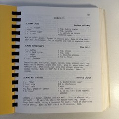 Hot Springs South Dakota SD Cookbook Vintage 1983 Black Hills house wife cookie