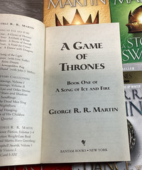 A Song of Ice And Fire Complete MM Paperback Book Set 1-5 Game of Thrones LOT
