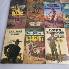 18 Piece Lot Of Louis L’amour Western Trade Paperback Books Titles As Shown