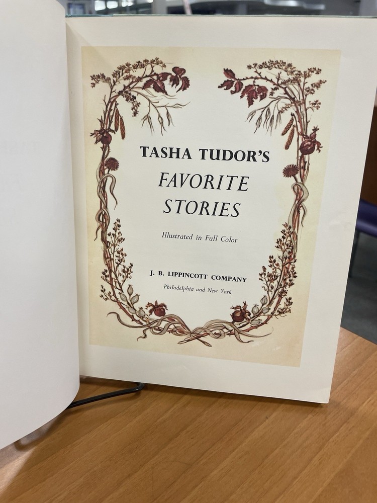 Tasha Tudor Tasha Tudor’s Favorite Stories Hardcover 1965 1st Ed Illus Inscr