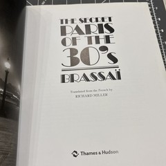 Brassai – The Secret Paris of the ’30s, 1976, First American Edition, 8 X 11 In.