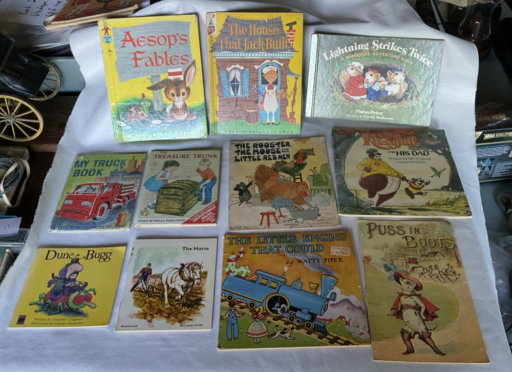 PLATT & MUNK, 1935 -1969, Rand McNally Elf + Vintage Mixed Children’s Books