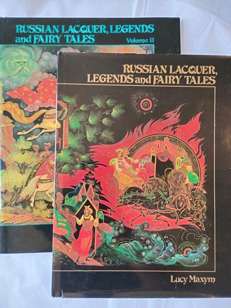 Russian Lacquer, Legends and Fairy Tales Vol 1 & 2. Lucy Maxim (406)