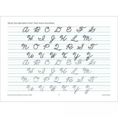 Cursive Workbook Writing Handwriting Practice Tracing Letters Ages 8 to 10