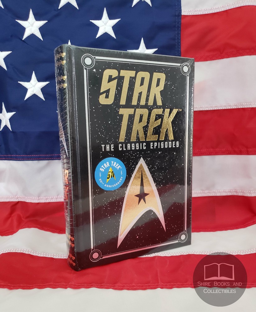 NEW SEALED Star Trek – Classic Episodes James Blish Bonded Leather 50th Anniv