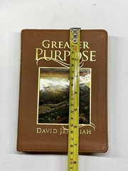 Greater Purpose By David Jeremiah Daily Devotional Leather Gold Edged Pages