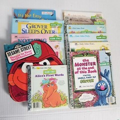Sesame Street CTW Vintage Picture Book Lot 11 LGB & Others Big Bird Ernie Grover