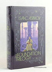 THE FOUNDATION TRILOGY Isaac Asimov Bonded Leather Gilded Ribbon Bookmark SEALED