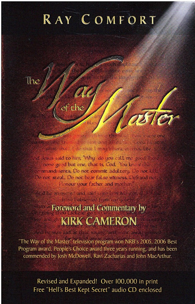The Way of the Master- Ray Comfort w/CD by Kirk Cameron 2006 Paperback NEW
