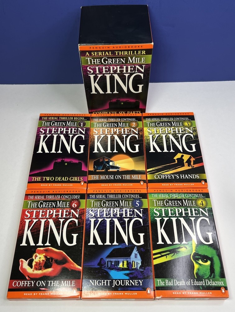 Stephen King The Green Mile Complete 6 Parts Audiobook Cassette Set Penguin