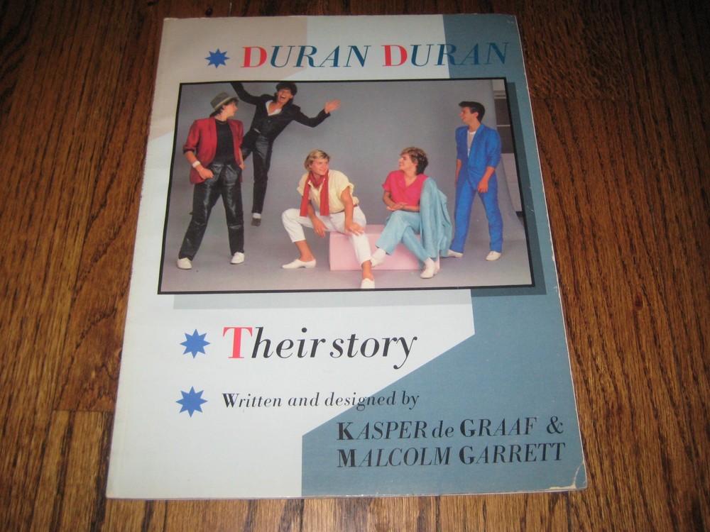 Duran Duran Their Story Book Kasper deGraff Malcolm Garrett 32 pages.