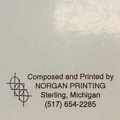 Sterling Sportsmans Association Wild Game Cookbook Recipes Michigan 61 Pages