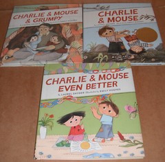 Charlie and Mouse Vol. 1,2,3 by Laurel Snyder, Emily Hughes Hardcover