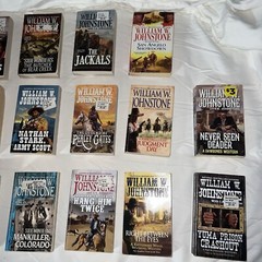 Lot of 20 William W. Johnstone Western Paperback Books Multiple Titles Reading