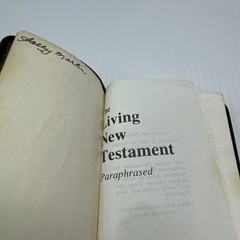 Living New Testament Paraphrased Hand-Grained Morocco Leather Lined 1967 Tyndale