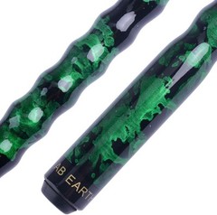 58″ Pool Cue/Pool Stick Ergonomic Design Hardwood Canadian Maple 20oz, Green