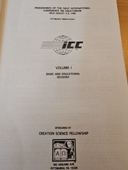 Proceedings Of The First International Conference On Creationism ICC Vol I & II