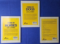 Draw 50 Animals Books Lot Lee J Ames Horses Cats Dogs Step-by-Step Drawing