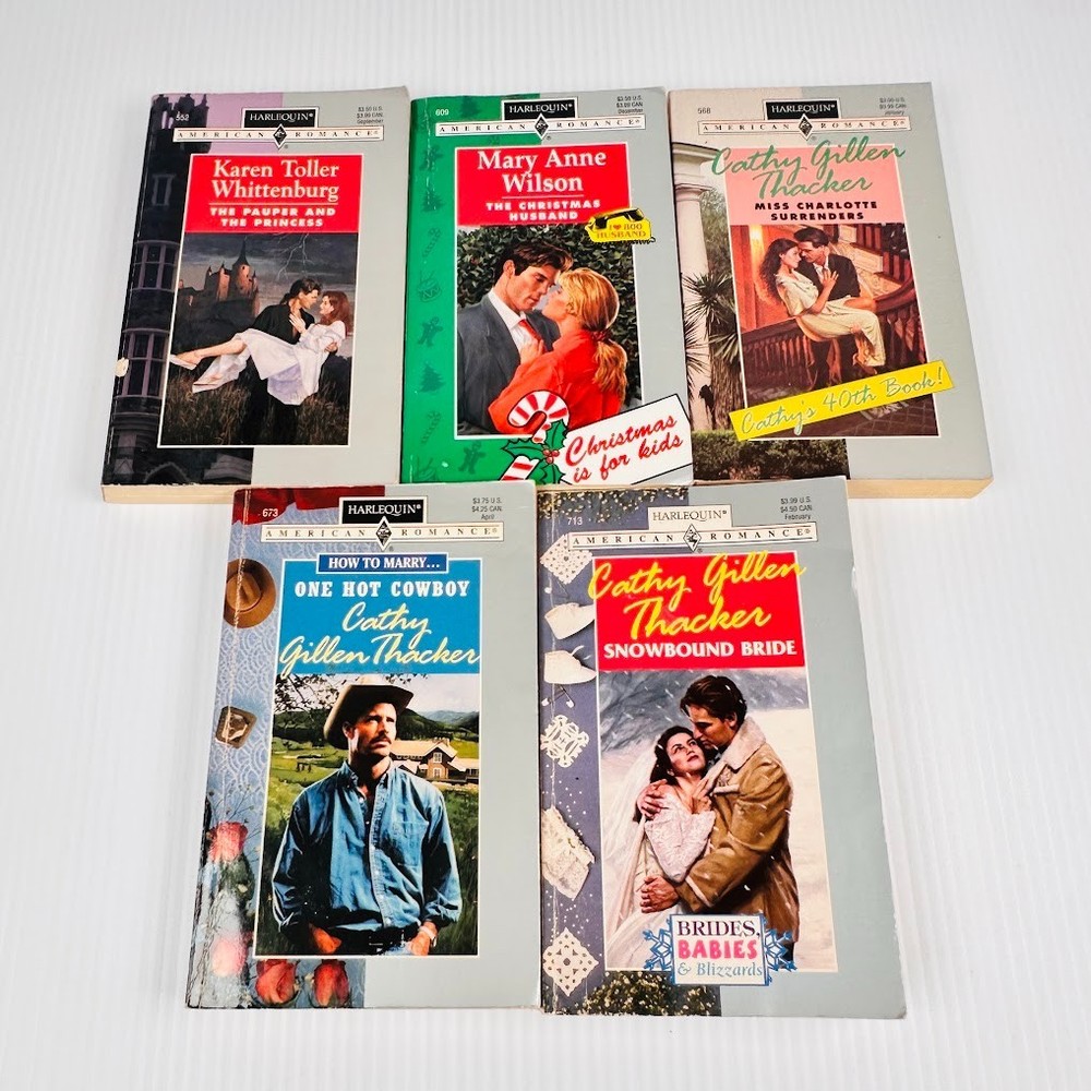 5x Harlequin American Romance Paperback Books/Novels – Multiple Titles/Authors