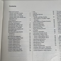 Stihl FS44 Weedeater Instruction Owner’s Manual Weed Eater Trimmer 55 Pages